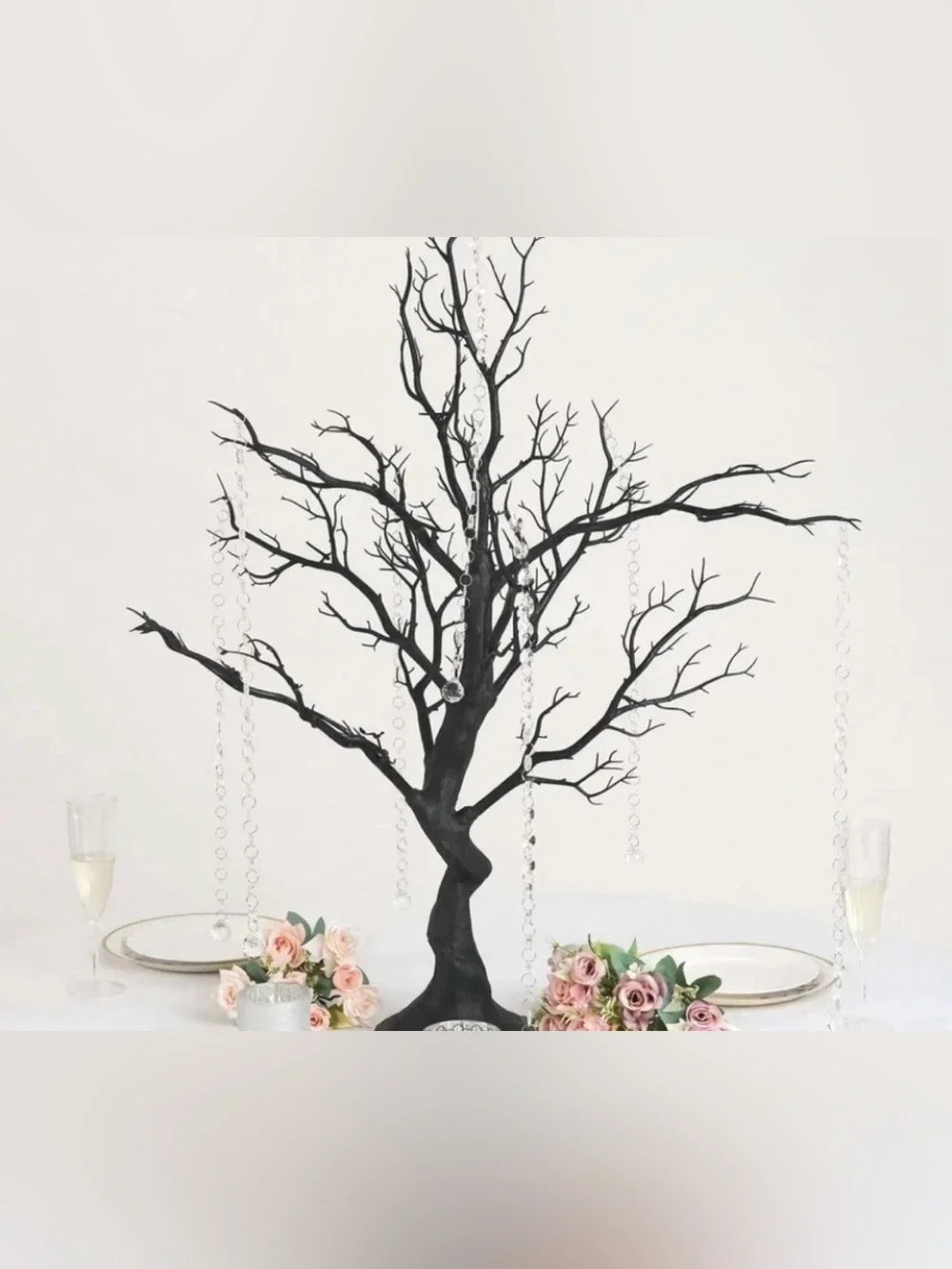 Black Decorative Tree Branch Stand for Any Occasions Display (🎃, 🎉, 💍, etc)